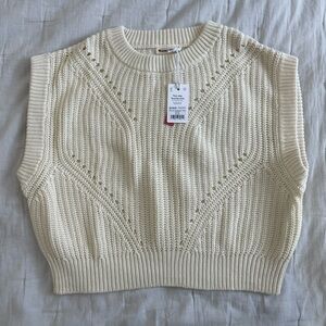Marine Layer Devon Knit Sweater vest Small NWT